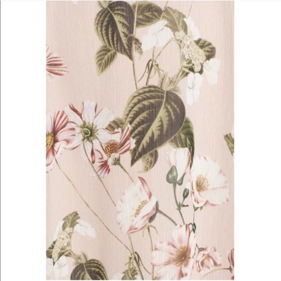 Ever New May Trim Insert Floral Print High Low Midi Dress Pink Wildflower NWT 4 - Picture 6 of 10